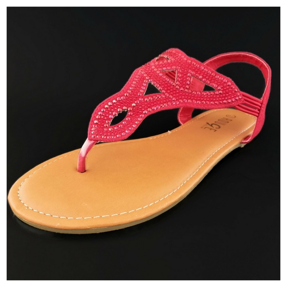 red sandals size 12